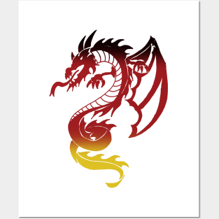 German Dragon Tattooo Posters and Art